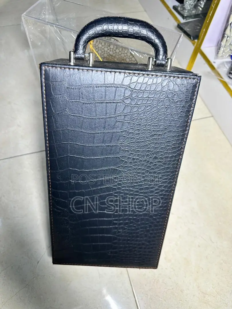 Leather Double Wine Gift Case
