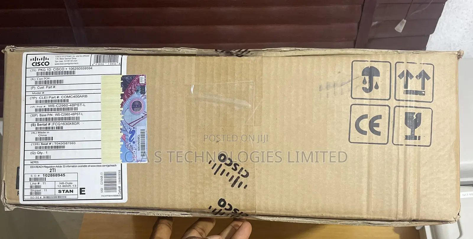 Cisco 2960 Series 48 Port Poe Switch WS-C2960-48PST-L