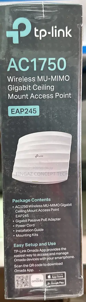 Tp-Link Eap245 Ac1750 Wireless Dualband Gigabit Ceilin Mount
