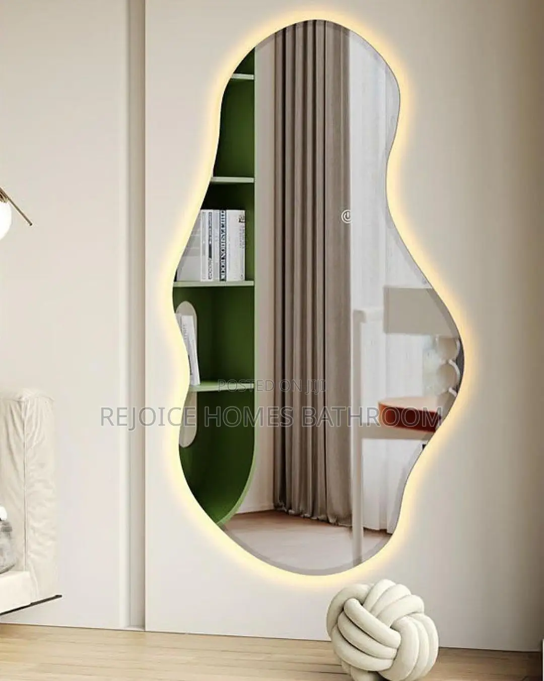 Shapeless Vanity Mirror With Led Lights