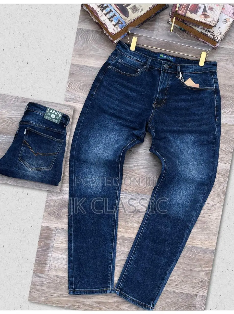 Original Designer Plain Men Jeans Available