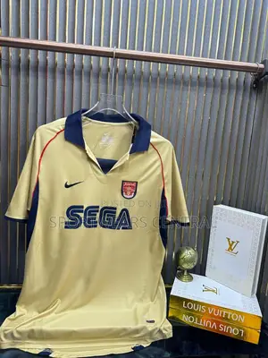 Original Arsenal Sega 2001-2002 Away JERSEY