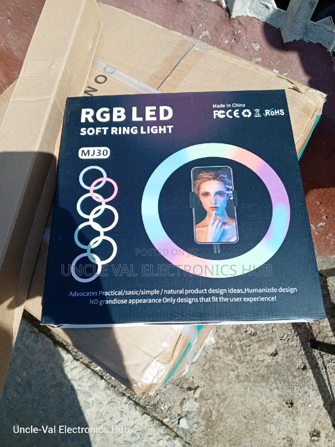 RGB LED 12" Ring Light