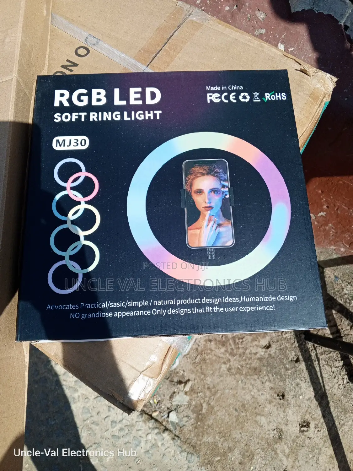 RGB LED 12" Ring Light