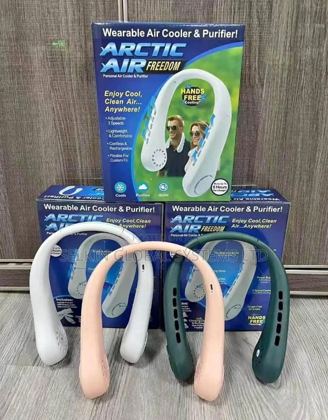 Portable Foldable Rechargeable Wireless Neck Fan