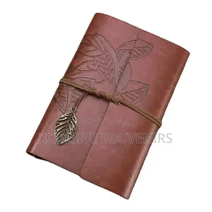A6 Travelers Notebook Blank Craft Diary PU Leather Back