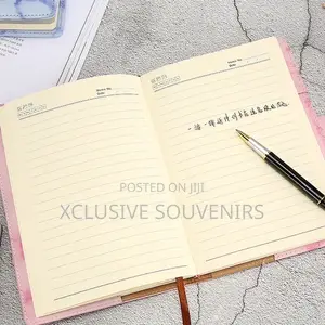 A5 Marble Hardcover Notebook With Code Lock