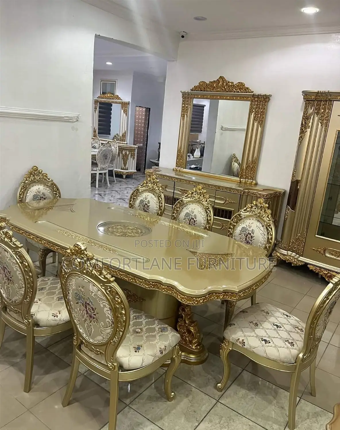 Royal Dining Table With 8 Chairs