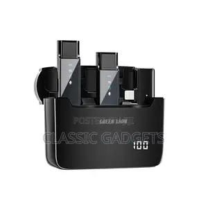 Green Lion 2 in 1 Digital Display Microphone (Type -C)