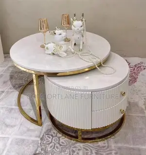 Modern Marble Two in One Centre Table