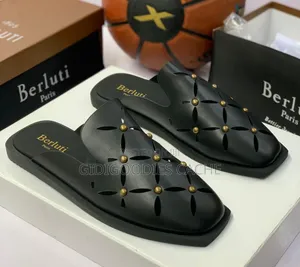 Photo - Berluti Mules White/Brown/Black