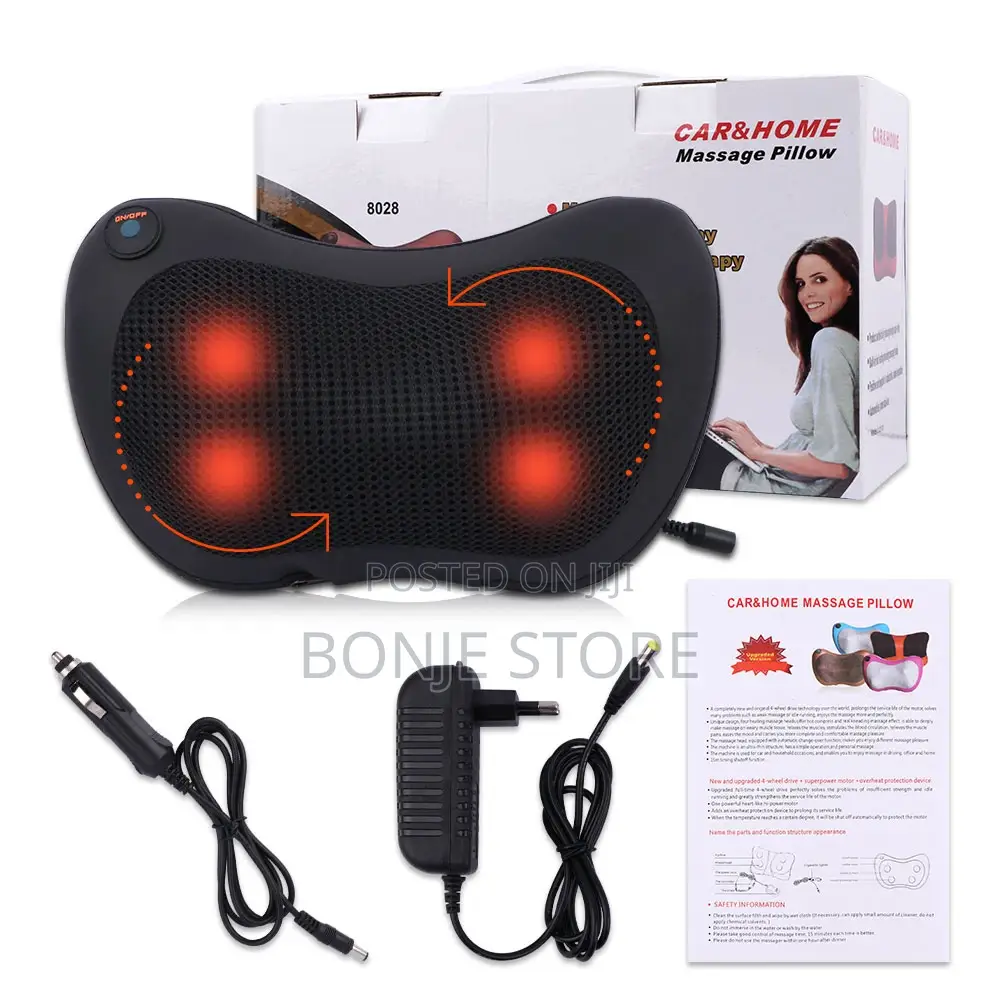 Back and Neck Massager - Deep Tissue Kneading Massage Pillow