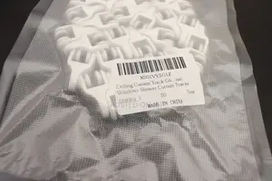50 PCS Plastic White Curtain Track Glider Hooks