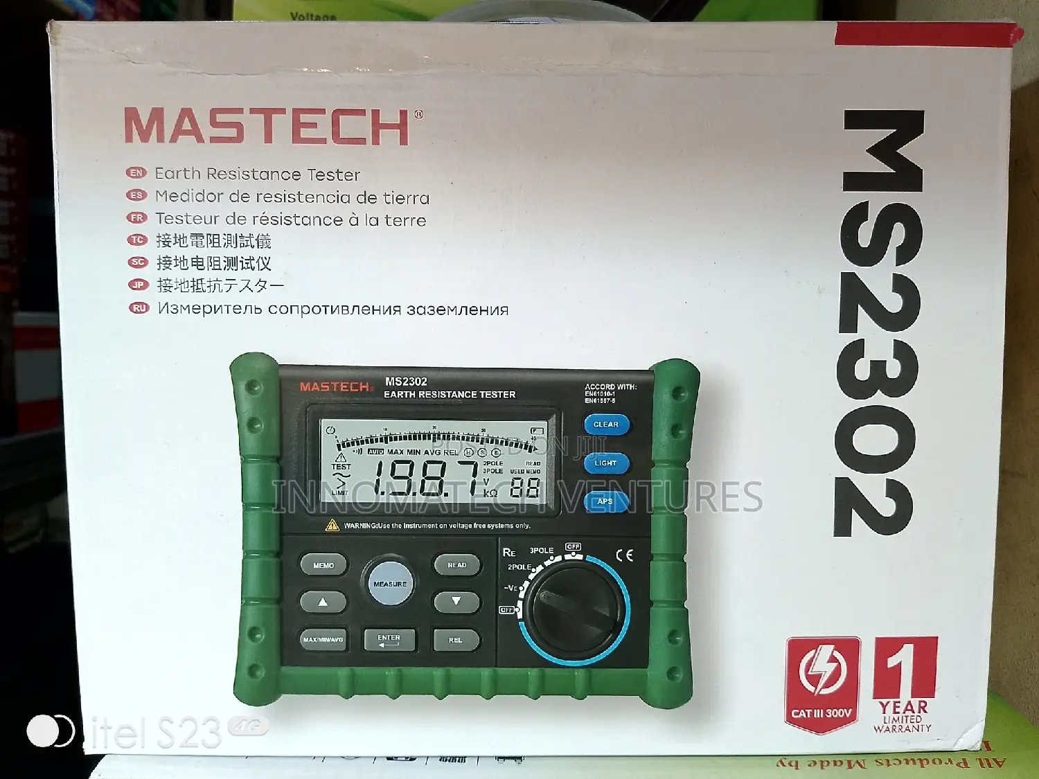 Mastech Earth Resistance Tester MS2303