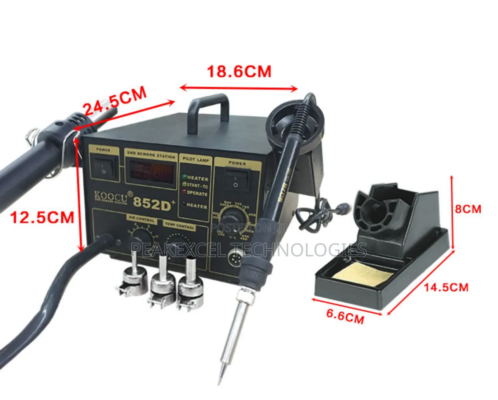 Multifunctional Digital Rework Station With Welder Hot Air