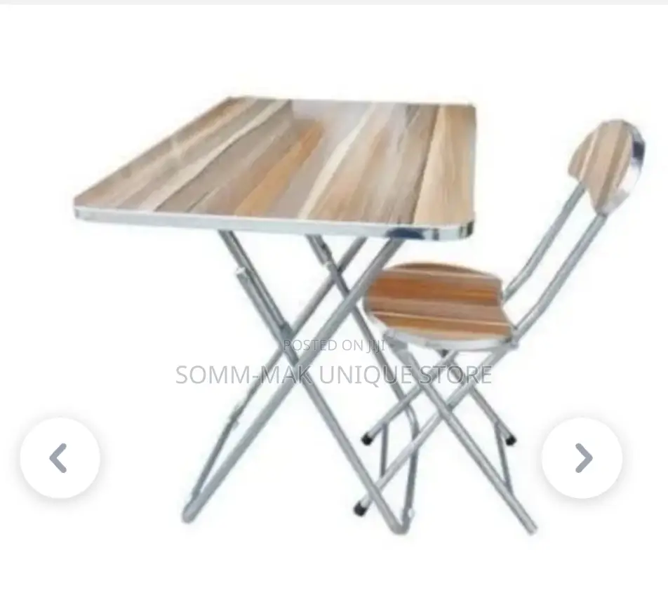 Biggest Size Foldable Table and Chair. 80cm by 80cm