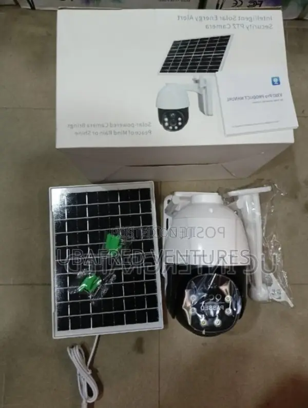 Wifi Solar PTZ Camera V380 App