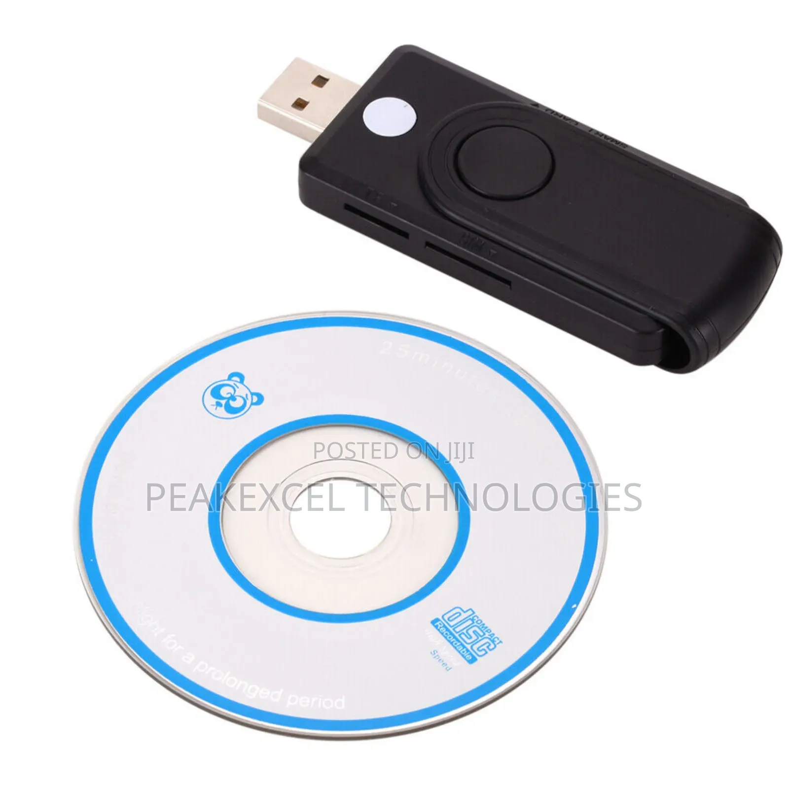 DOD Military CAC USB Smart Chip Card Reader For Windows, MAC