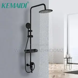 Black Shower Set