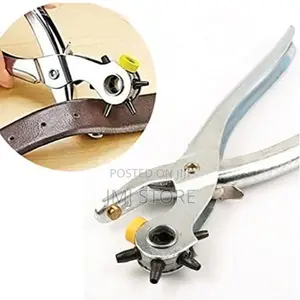 Leather Hole Punch Grommet Setting Tool Kit - 3pieces