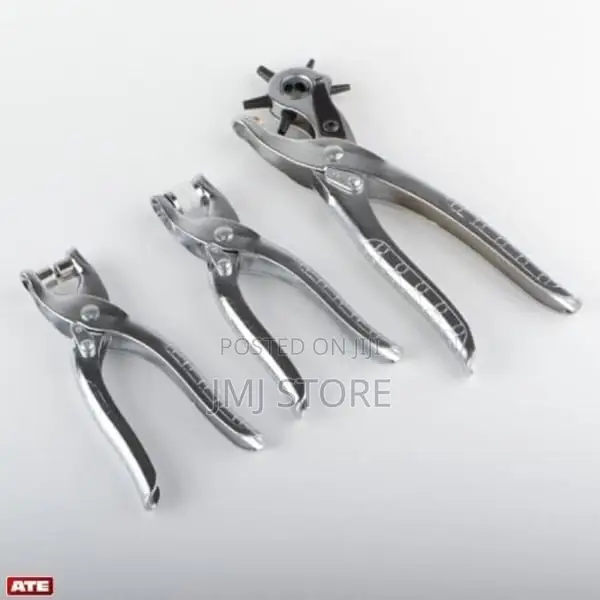 Leather Hole Punch Grommet Setting Tool Kit - 3pieces