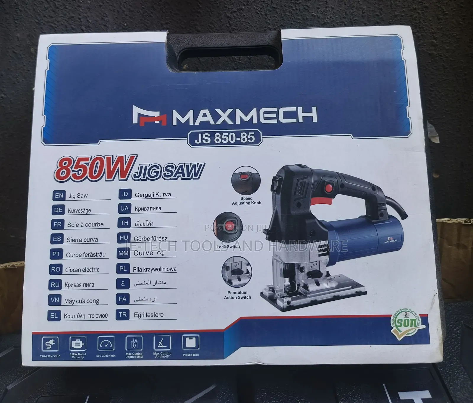 Maxmech Professional Jigsaw Machine 850W