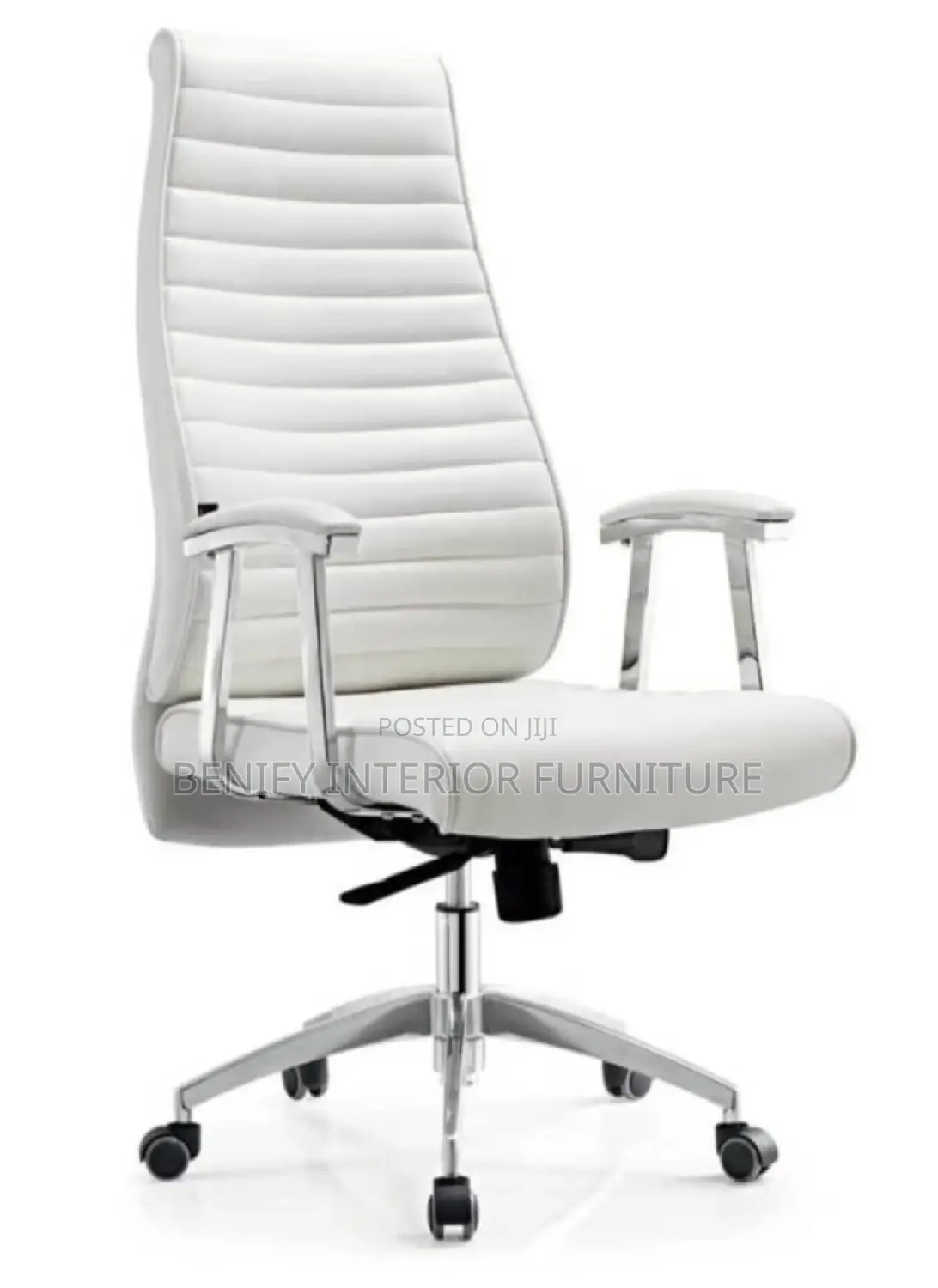 White Executive Ergonomic Office Chair