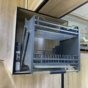 Kitchen Pull Down Plate Rack (60cm)