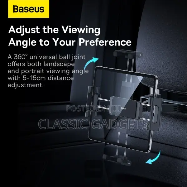Baseus Joyride Pro Series Car Backseat Tablet Mount