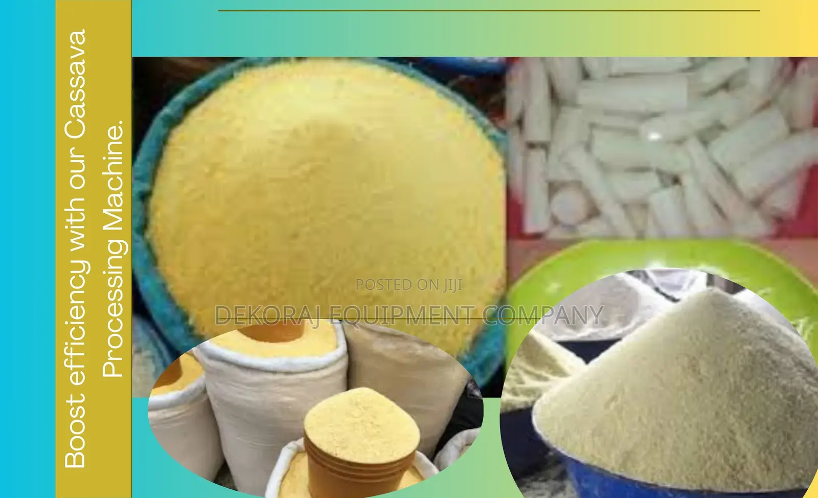 High-quality 60bags Per Day Garri Processing Machine