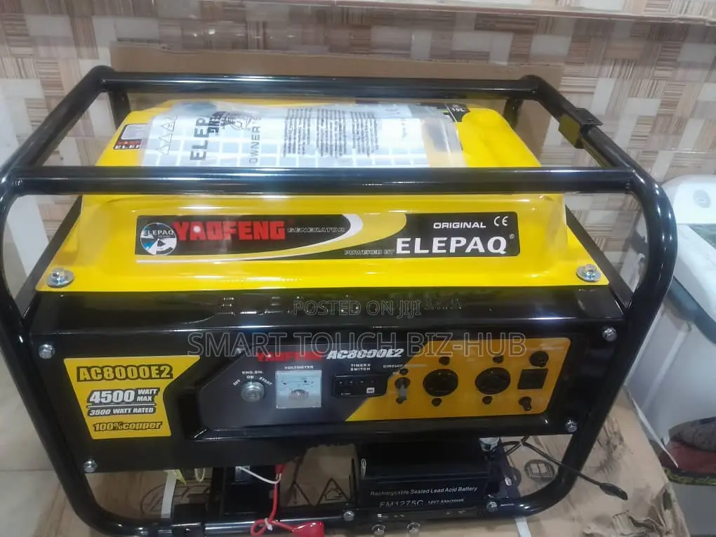 Elepaq 4.5kva 100 % Constant Key Start Generator -