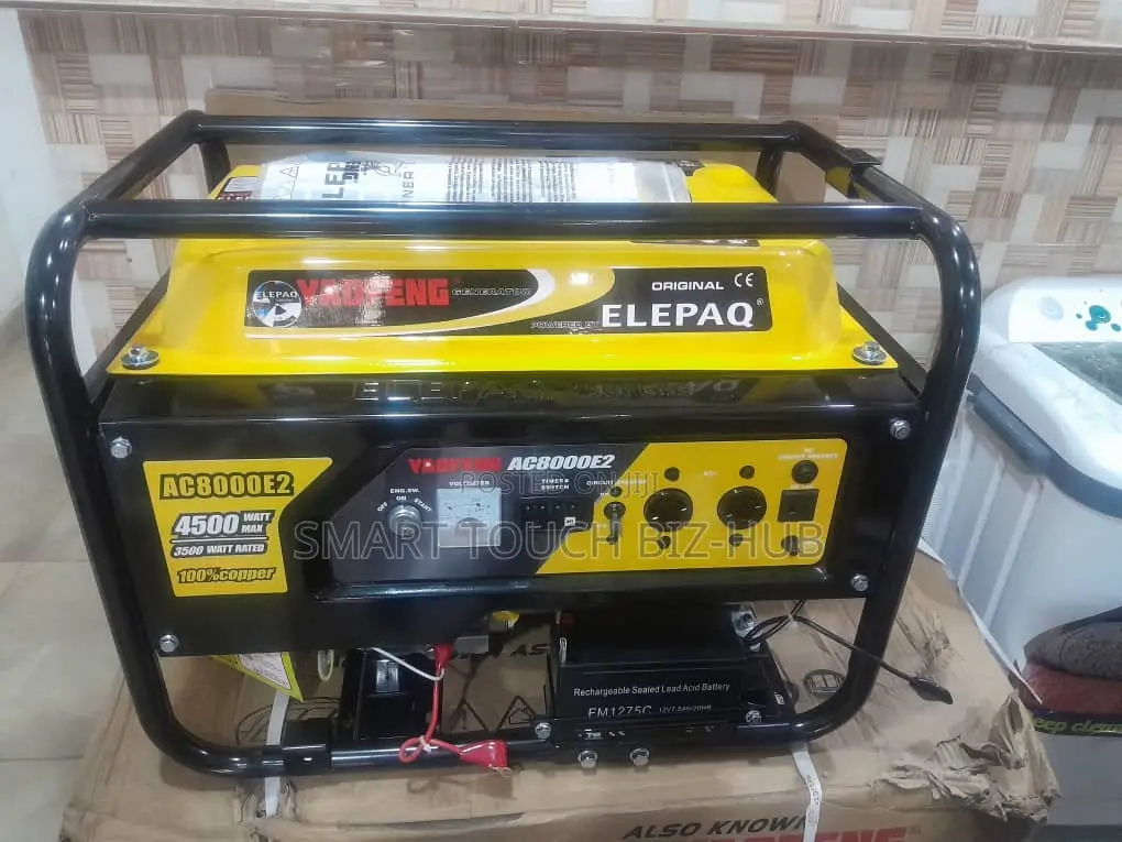 Elepaq 4.5kva 100 % Constant Key Start Generator -