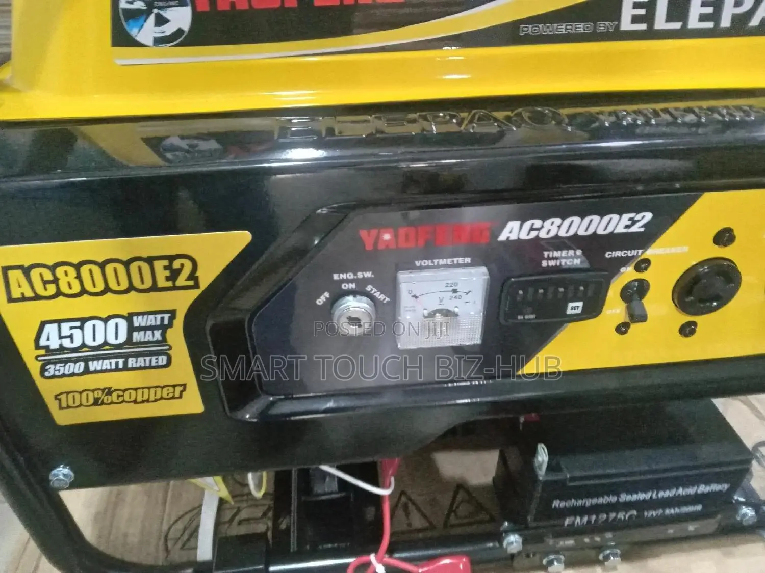 Elepaq 4.5kva 100 % Constant Key Start Generator -