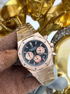Original AUDEMARS Piquet Chronograph Rose Gold Chain Watch