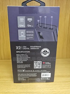 Digifon X2 Power Bank 20000mah