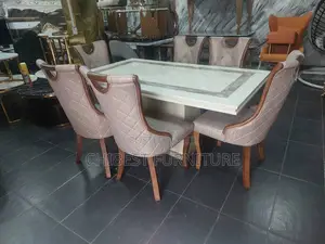 Standard Marble Dining Sets by 6
