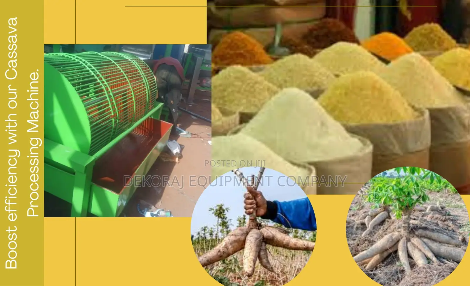 Achieve More With 200kg/Hr Garri Complete Processing Machine