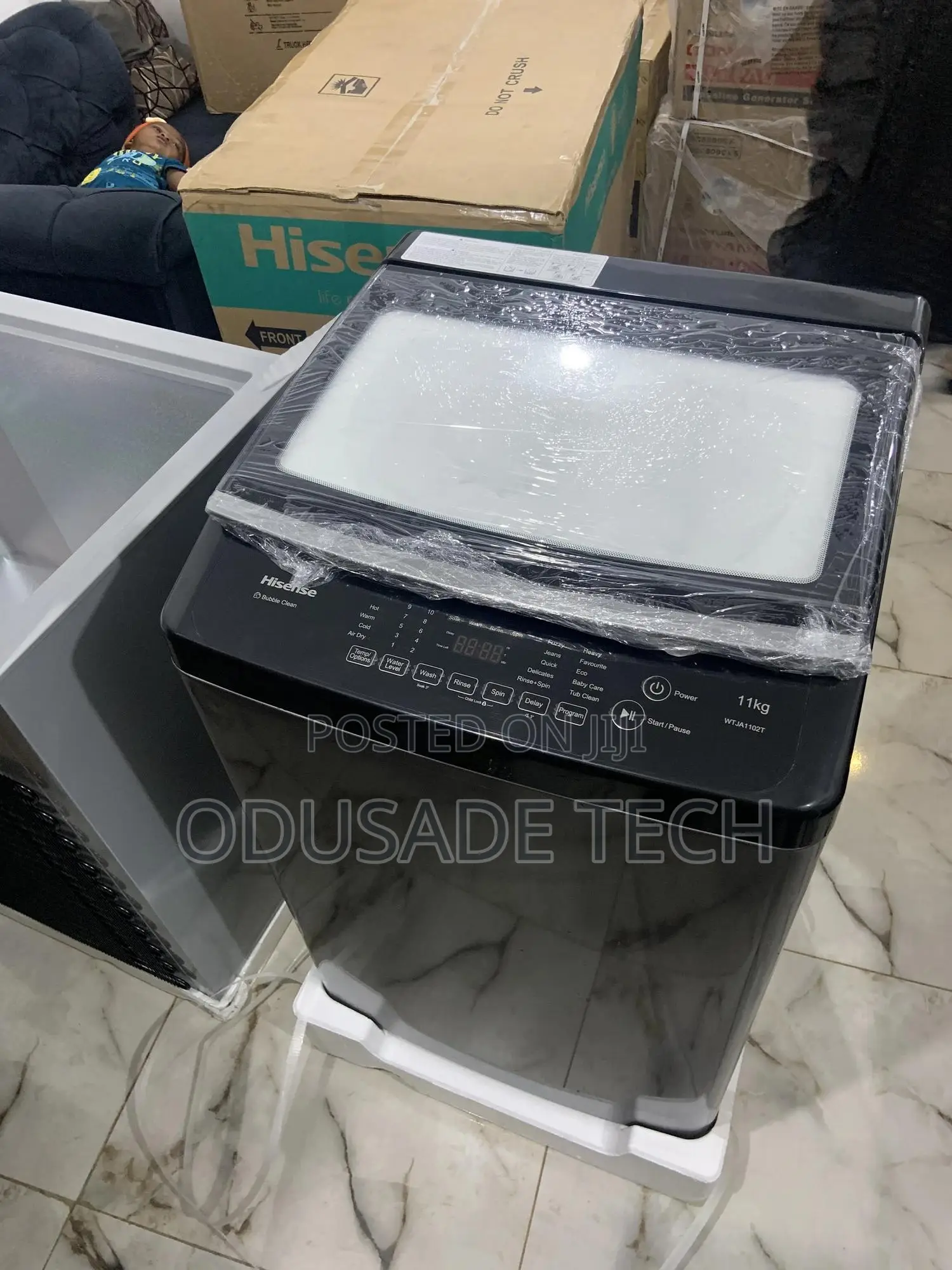 Affordable Automatic Hisense 10.5kg Top Loader 1102t-Wtja
