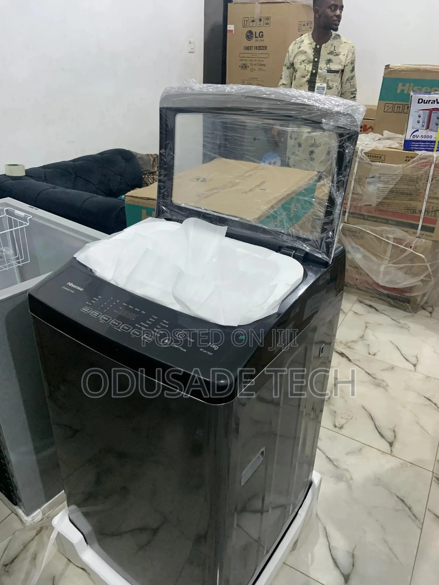 New Automatic Hisense 10.5kg Top Loader 1102t-Wtja
