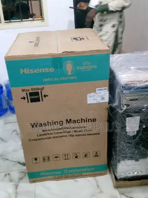 Brand New Hisense Wash Machine Silver Wtja1102t