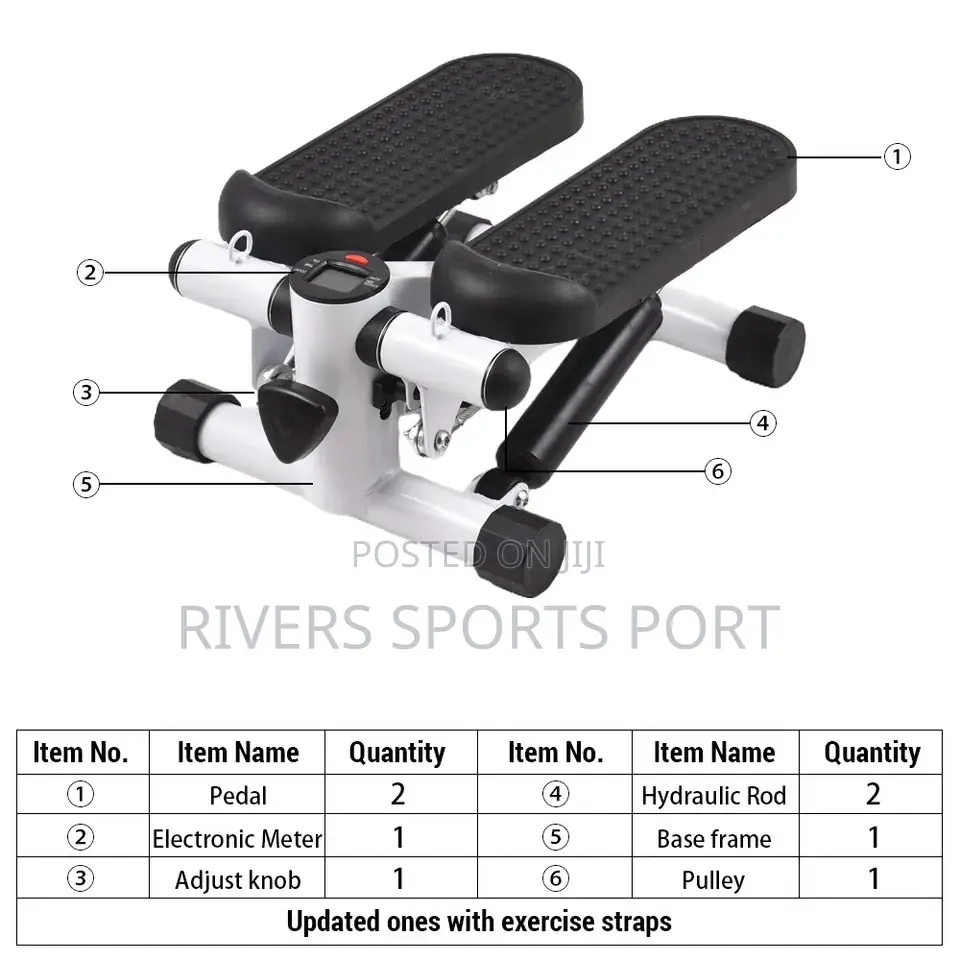 Bicycle Foldable Pedal Mini Stepper Machine With Counter