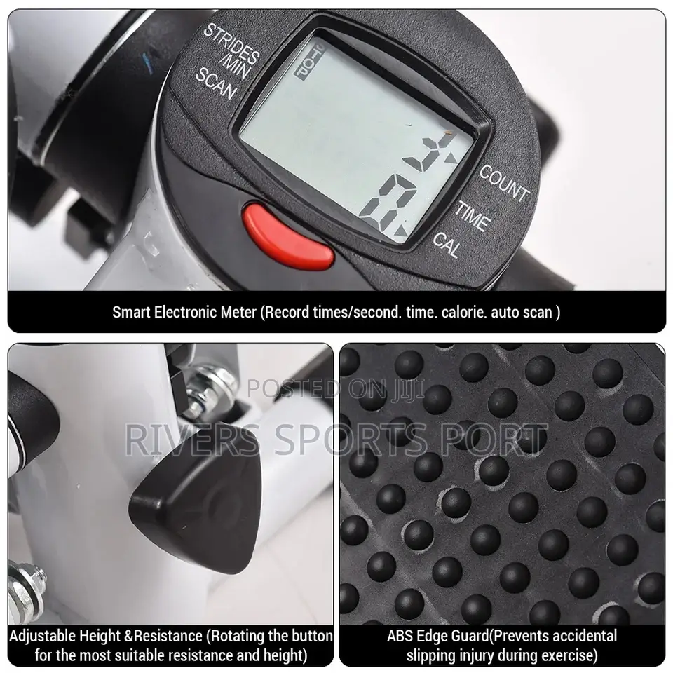 Bicycle Foldable Pedal Mini Stepper Machine With Counter