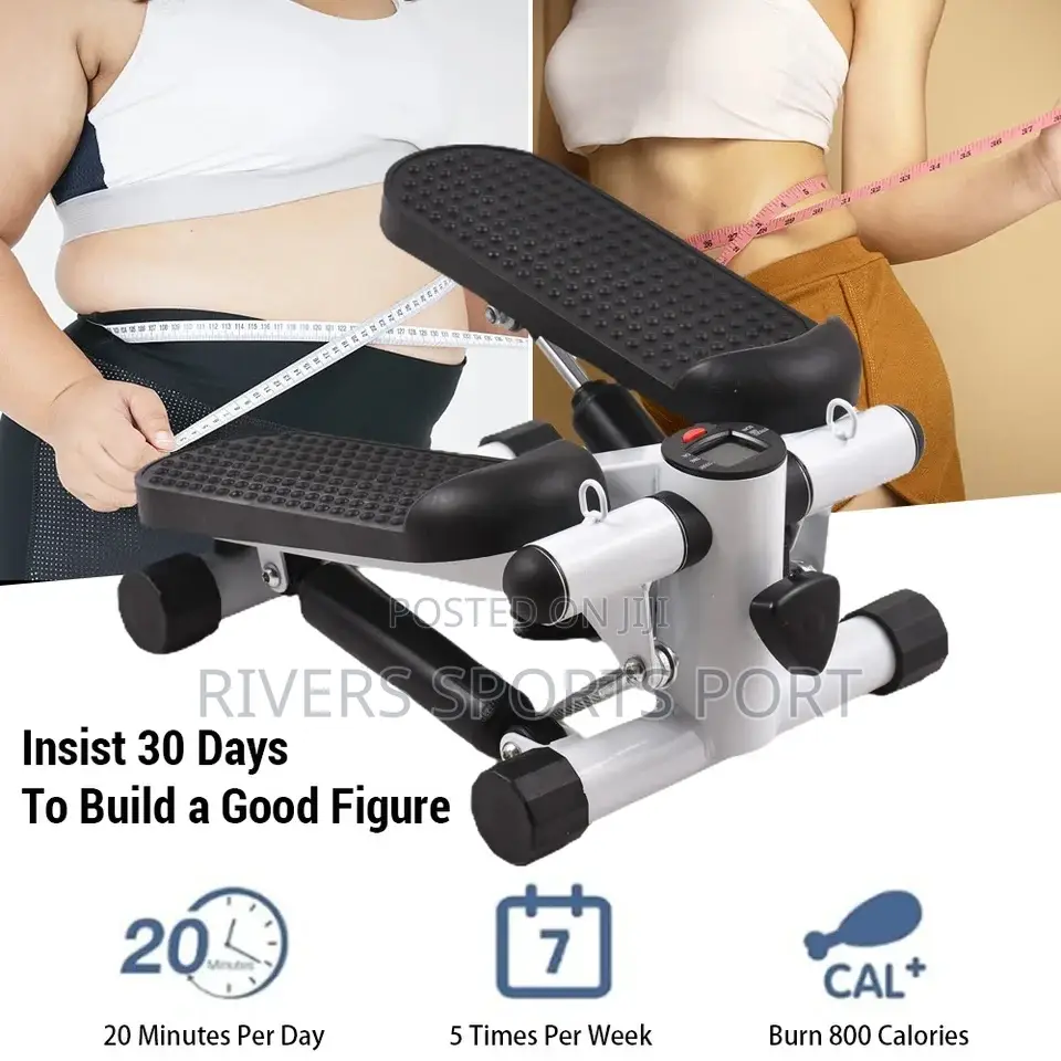 Bicycle Foldable Pedal Mini Stepper Machine With Counter