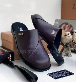 Original Quality ZARA Pure Leather Luxury Men Half Shoe