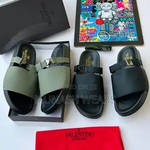 Original Leather Valentino Slippers