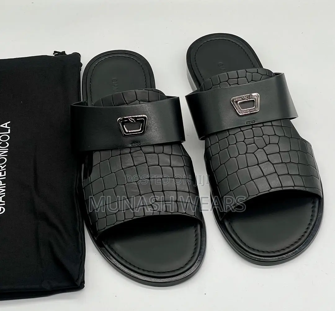 Original Italian Leather Giamperionicola Slipers