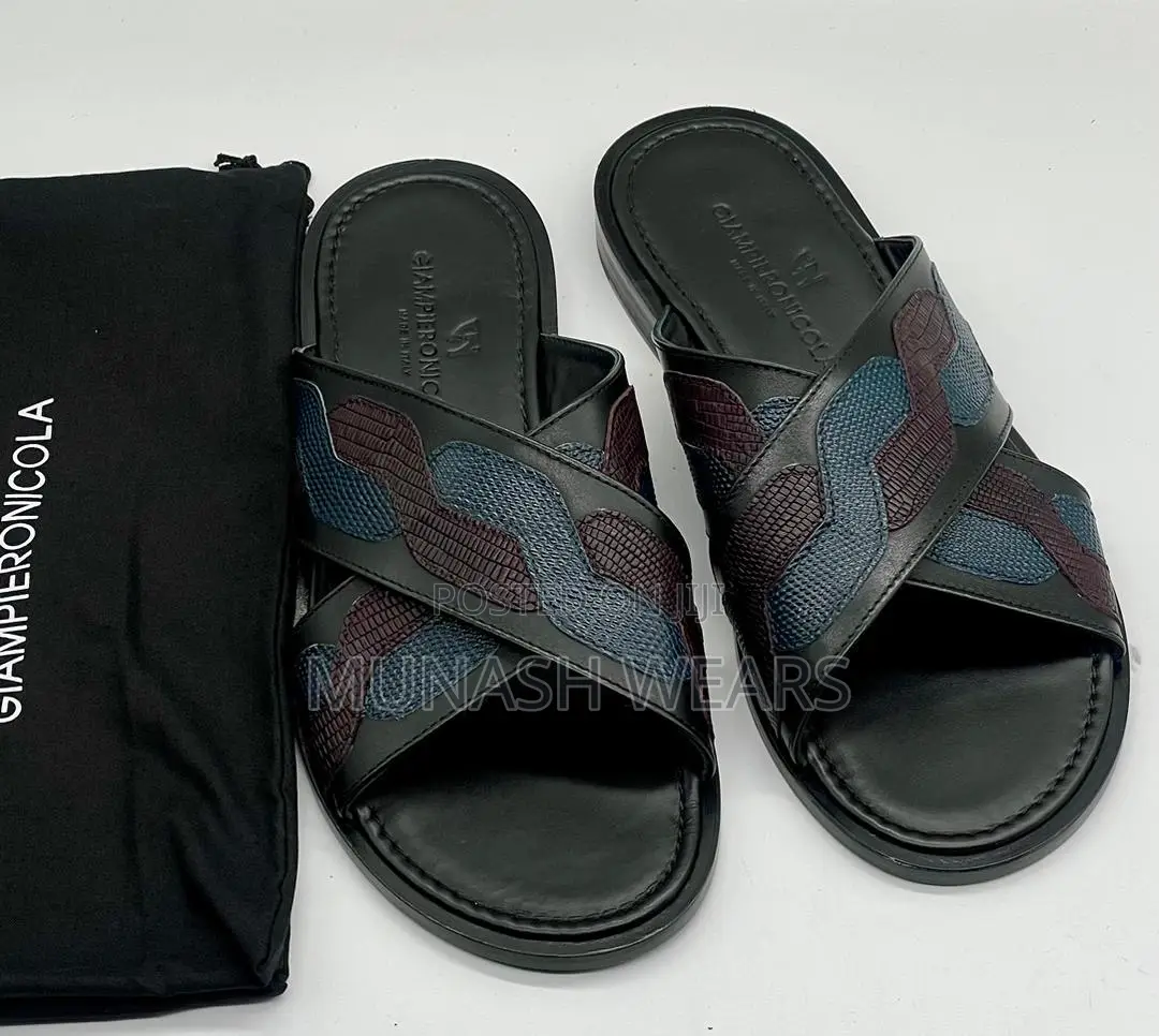 Original Italian Leather Giamperionicola Slipers