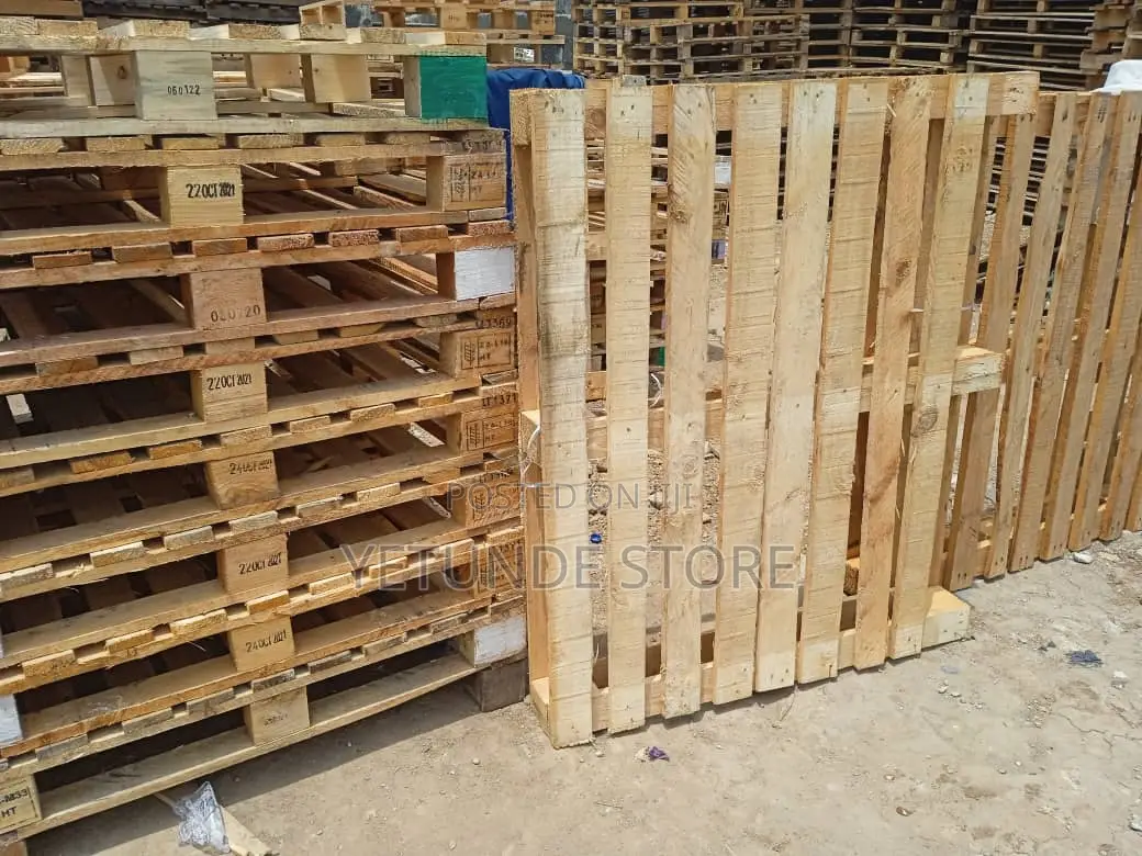 Eco - Friendly Treated Wooden Pallets for Storage