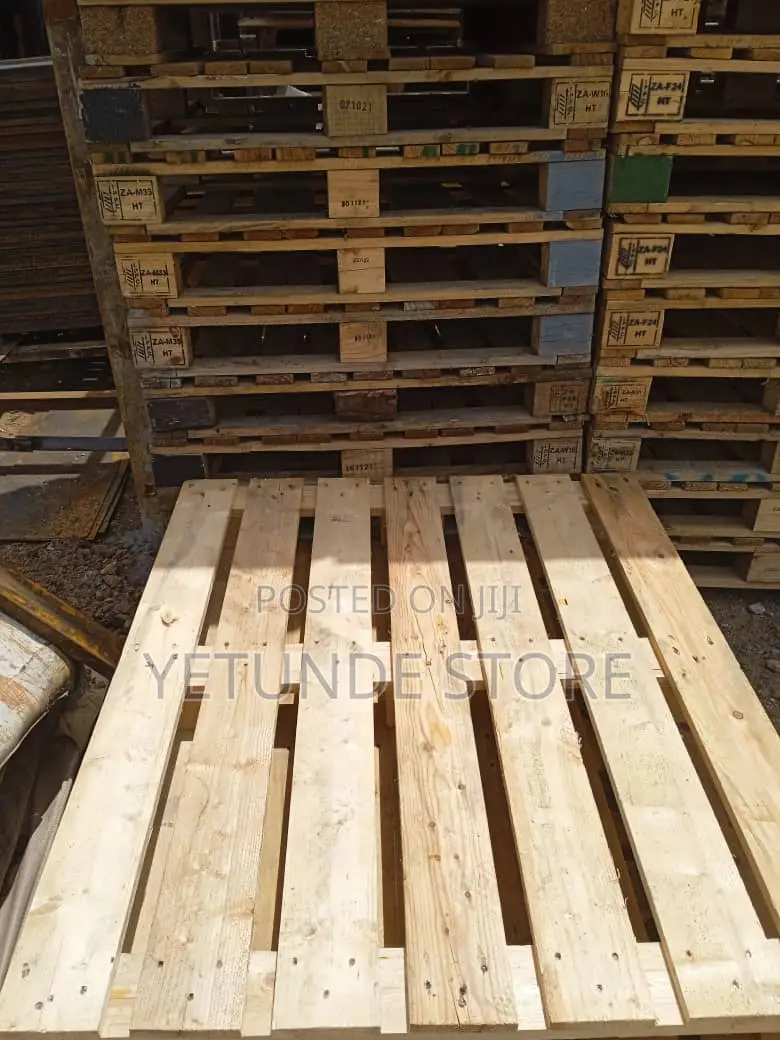 Eco - Friendly Treated Wooden Pallets for Storage