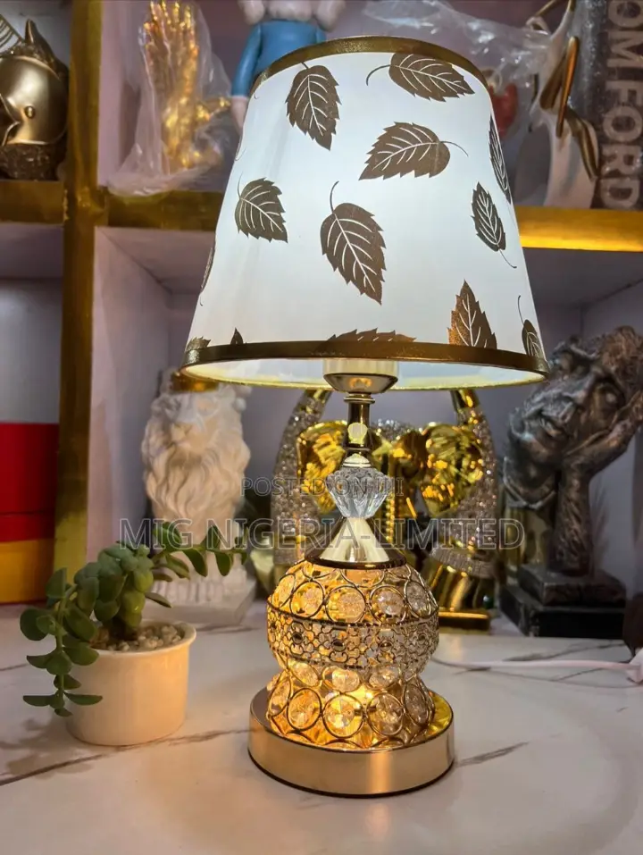 Acleric Gold Beside Table Lamp Light Deco